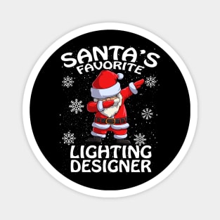 Santas Favorite Lighting Designer Christmas Magnet
